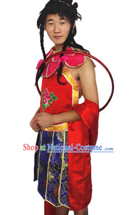 Chinese Journey to the West Garment Costumes Cosplay Ne Zha Outfit Ancient Clothing