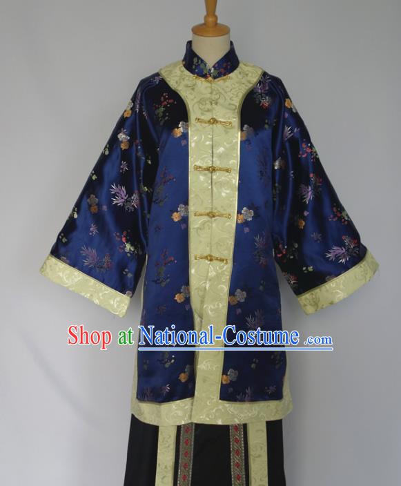 Chinese Ancient Young Mistress Clothing Late Qing Dynasty Garment Costumes Traditional Noble Woman Outfit