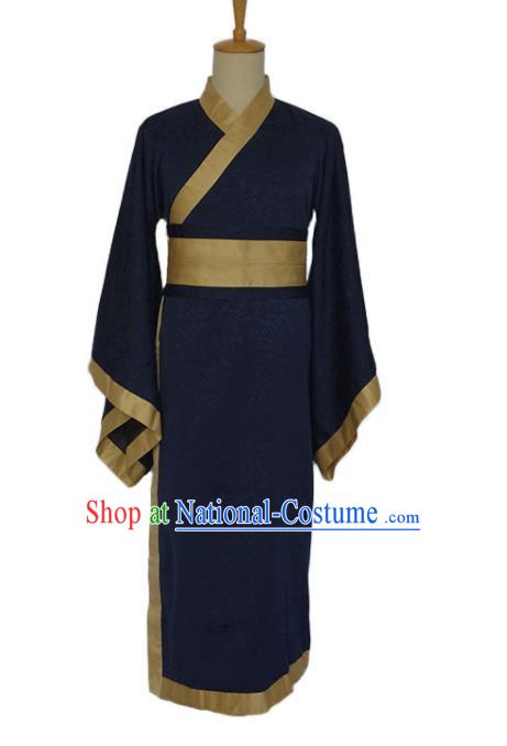 Chinese Ancient Scholar Clothing Traditional Hanfu Han Dynasty Wedding Groom Costume