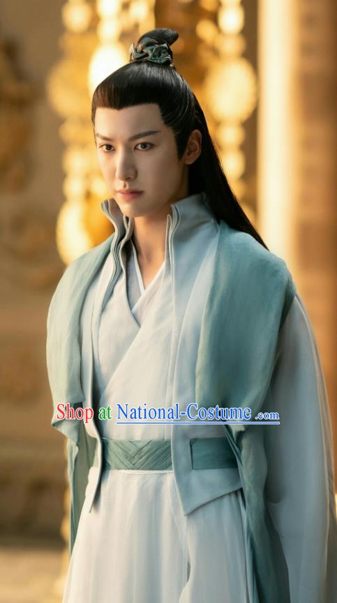 Chinese TV Series Ancient Love Poetry Swordsman Gu Jun Garment Clothing Ancient King Costume