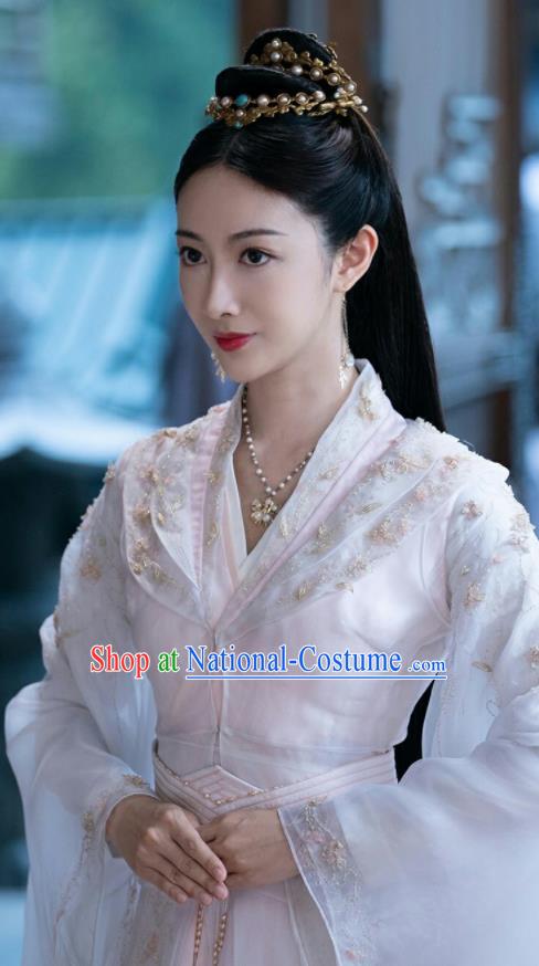 TV Series Ancient Love Poetry Chinese Fairy Jing Zhao Garment Clothing Ancient Princess Dress Costume