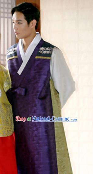 Top Wedding Clothing Traditional Court King Hanbok Korean Groom Garment Costumes