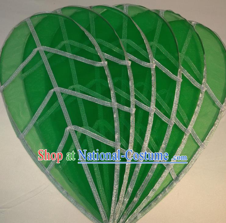 Top Jungle Theme Prop Green Leaves Accessories