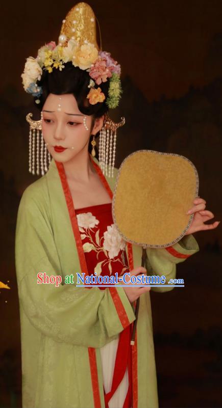 Chinese Song Dynasty Imperial Concubine Garment Costumes Traditional Clothing Ancient Palace Beauty Dresses