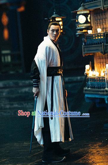 Chinese Ancient Swordsman Clothing Film The Yinyang Master Warrior Ci Mu Costume