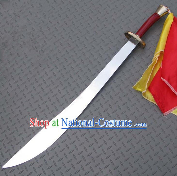 Chinese Stainless Steel Blade Top Handmade Wushu Blade Tai Chi Performance Broadsword