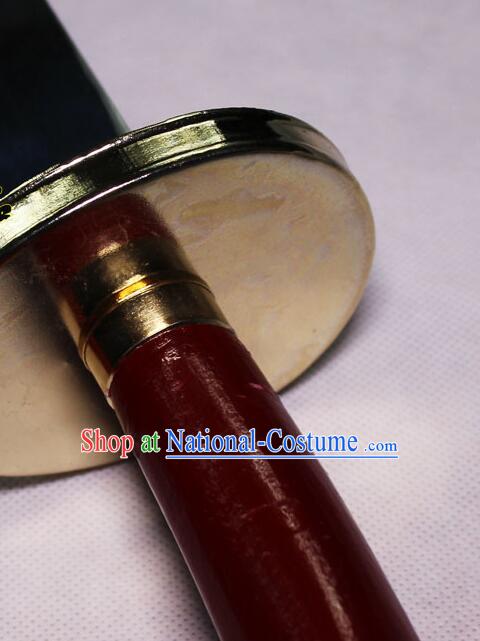 Chinese Stainless Steel Blade Top Handmade Wushu Blade Tai Chi Performance Broadsword