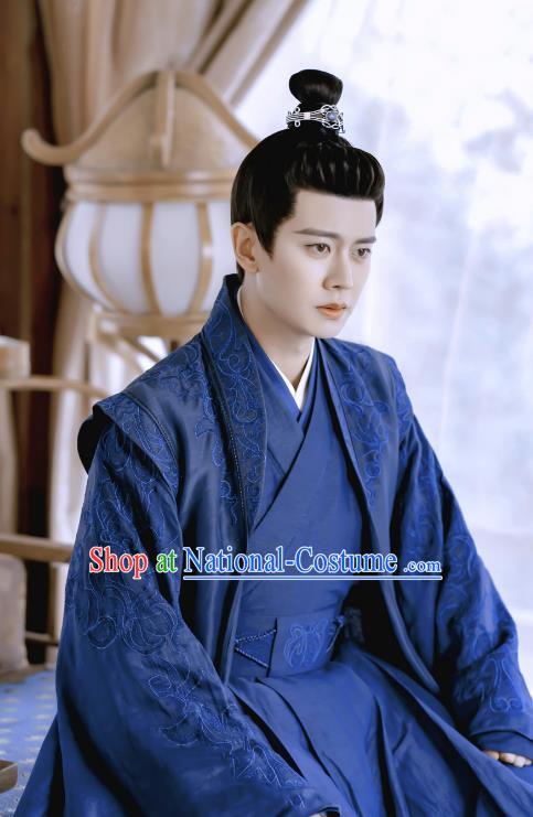 Chinese Swordsman Garments TV Series One and Only Zhou Sheng Chen Costume Ancient Royal Duke Clothing