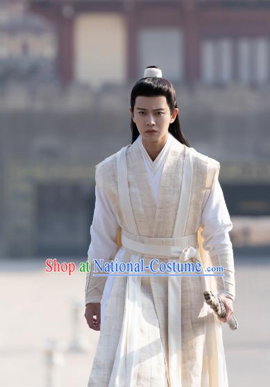 Chinese TV Series One and Only Zhou Sheng Chen Costume Ancient Swordsman Clothing Warrior Garments