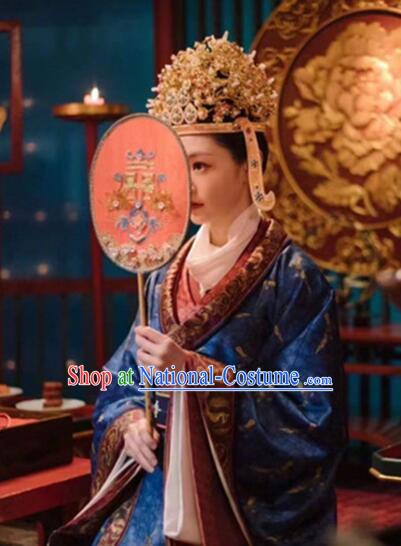 Chinese Tang Dynasty Costumes Ancient Bride and Groom Garments Feng Qi Luo Yang Wedding Clothing for Women for Men