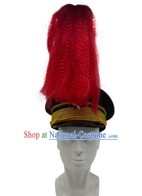 Chinese Yuan Shih Kai Hat Handmade Commander Headpiece Warlord Chief Official Cap