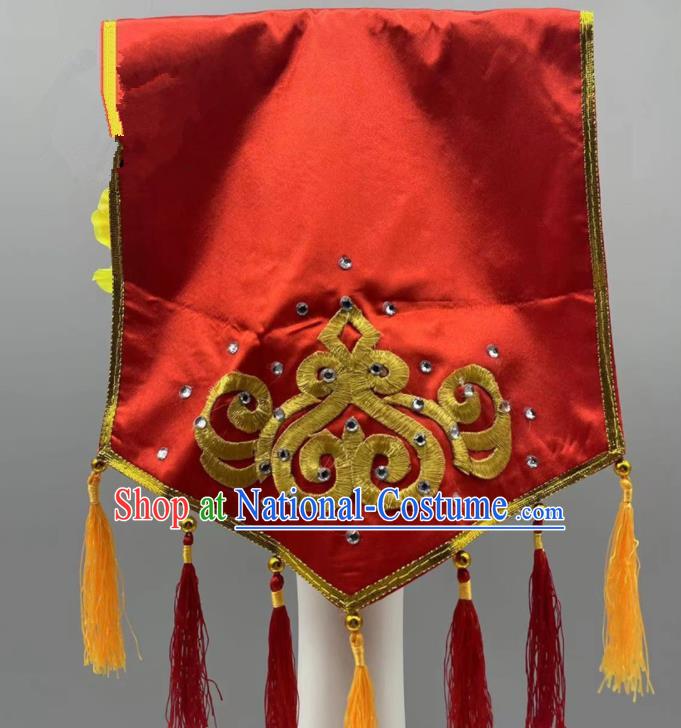 Chinese Yi Nationality Dance Headdress Ethnic Stage Performance Hat Liangshan Yi Ethnic Women Headwear