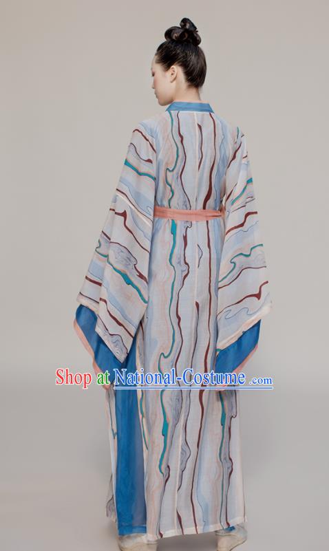 Chinese Traditional Garment Costumes Ancient Young Lady Clothing Han Dynasty Civilian Woman Hanfu Dress