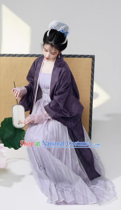 China Ancient Noble Woman Costumes Traditional Song Dynasty Royal Princess Hanfu Dresses