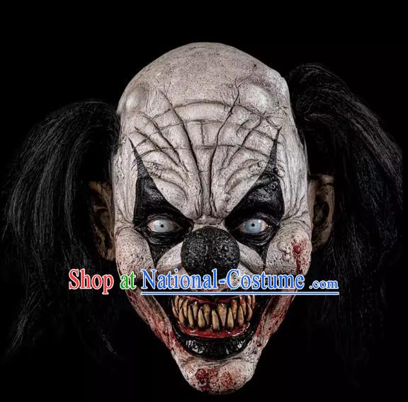 Top Cosplay Joker Prop Halloween Comic Mask Fancy Ball Horrific Clown Headwear