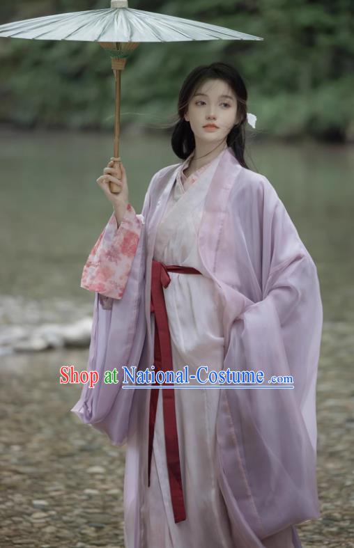 China Female Hanfu Ancient Royal Princess Dress Song Dynasty Young Lady Replica Costumes