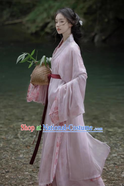 China Female Hanfu Ancient Royal Princess Dress Song Dynasty Young Lady Replica Costumes