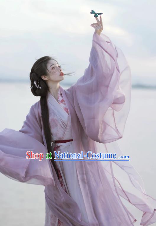 China Female Hanfu Ancient Royal Princess Dress Song Dynasty Young Lady Replica Costumes