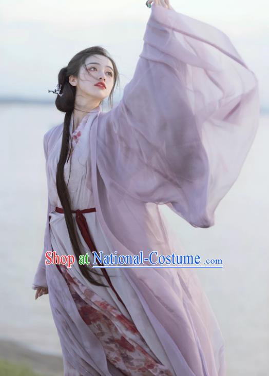 China Female Hanfu Ancient Royal Princess Dress Song Dynasty Young Lady Replica Costumes