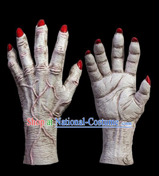 Top Cosplay Demon Prop Halloween Zombie Gloves Fancy Ball Devil Accessories