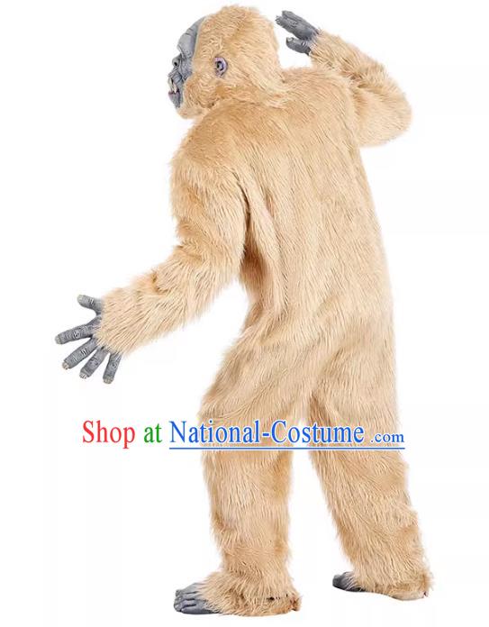 Carnival Party Clothing Halloween Fancy Ball Costume Cosplay Snow Wild Man Suit