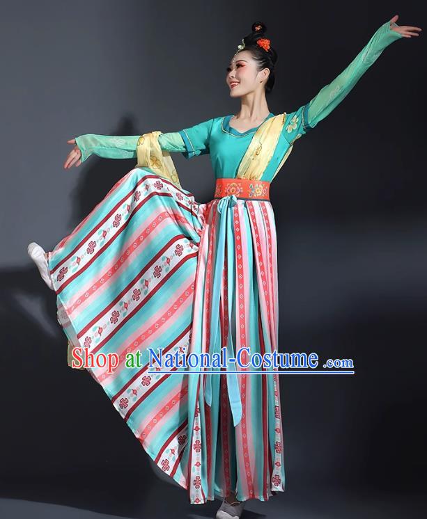 Classical Dance Costumes For Women Elegant Fantasy Chang An Dance Costumes Han And Tang Dance National Styles Dunhuang Dance Tao Li Cup Costumes