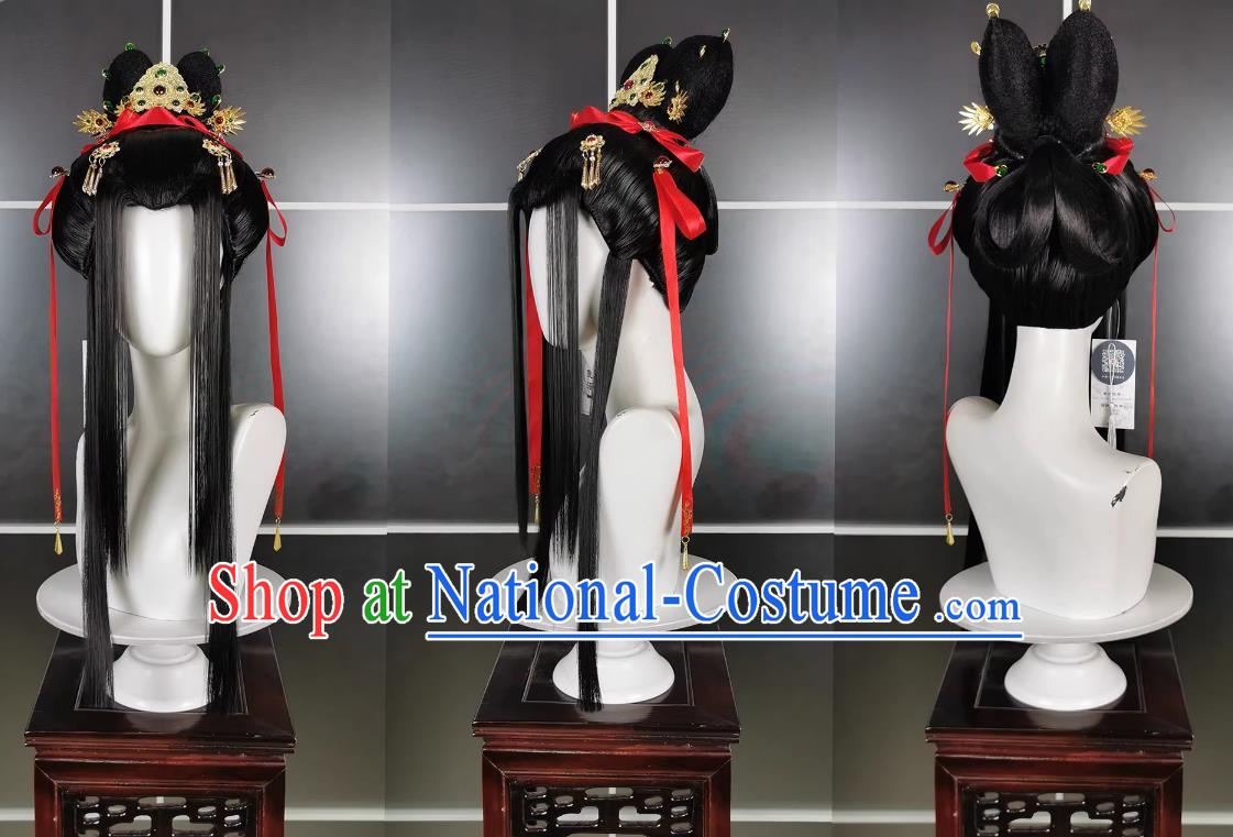 Li Changge Wig Headdress Changgexing Comic Cosplay Female Headpiece Wig