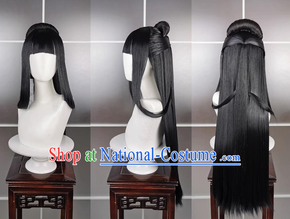 Wanhua Loli Pojun Hualuo Wig Headdress Jianwang 3 Jiansan Cosplay Headpiece