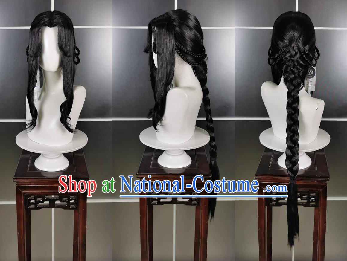 Five Poisons Adult Woman Baixiang Poison Sister Wig and Headdress Jianwang 3 Jiansan Cosplay Headpiece