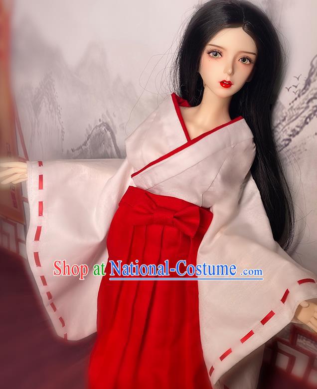 Top Super Dollfie Clothing Customize Kikyo Witch Kimono Handmade BJD Doll Costume