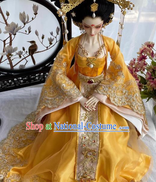 Customize Tang Dynasty Doll Ruqun Dress Handmade BJD Doll Costume China Empress Hanfu Clothing