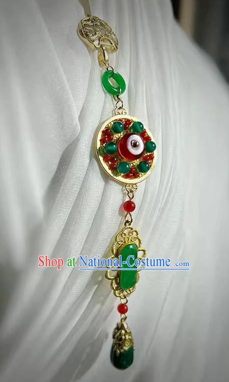 Chinese Hanfu Jewelry Traditional Brooch Handmade Cheongsam Breastpin Pendant Christmas Gift