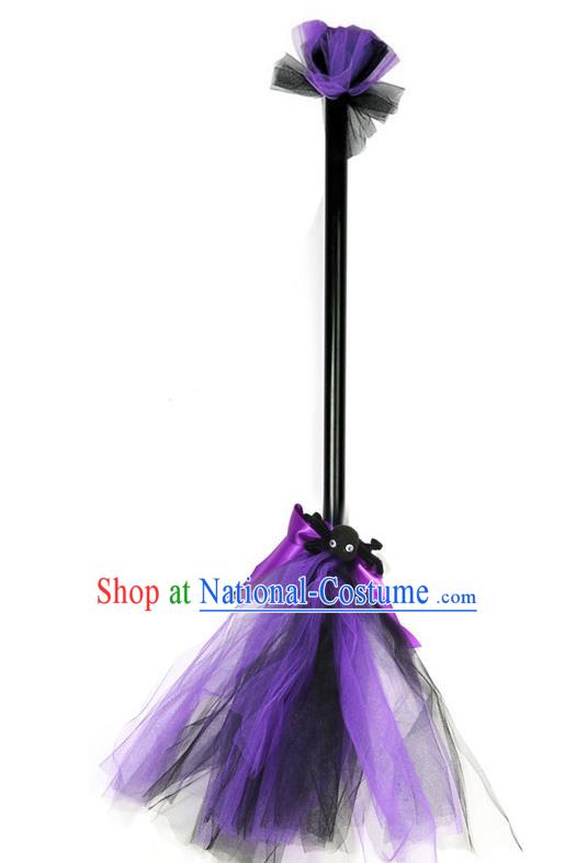 Halloween Magic Prop Christmas Cosplay Witch Broom Children Stage Performance Quidditch Flying Broom