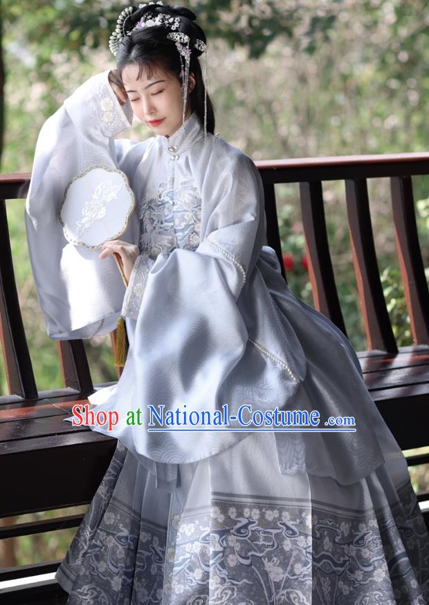 The Twelve Beauties of Jinling Li Wan Costumes A Dream in Red Mansions China Ming Dynasty Young Mistress Hanfu Clothing