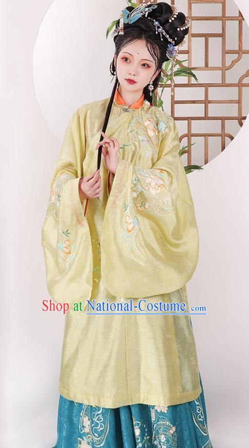 A Dream in Red Mansions The Twelve Beauties of Jinling Qin Keqing Costumes China Ming Dynasty Noble Mistress Hanfu Clothing