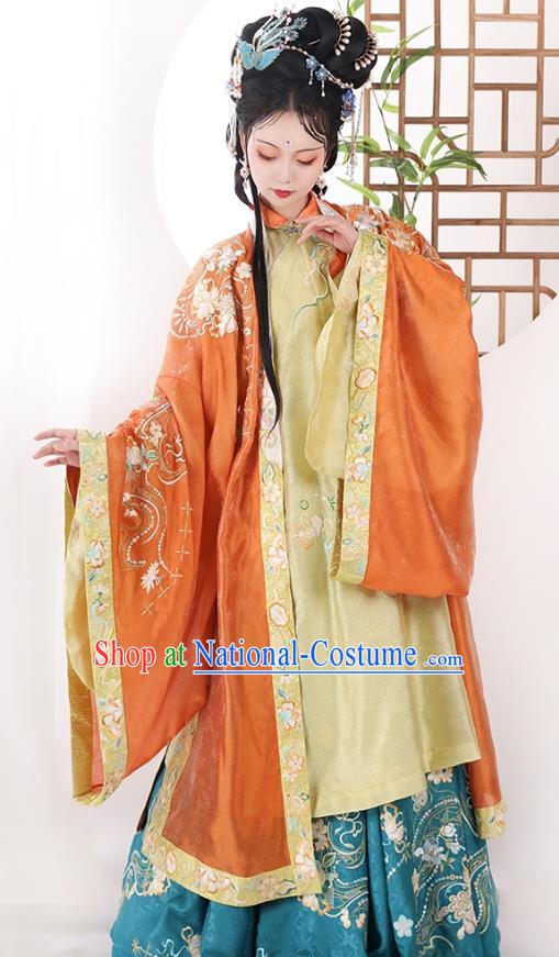 A Dream in Red Mansions The Twelve Beauties of Jinling Qin Keqing Costumes China Ming Dynasty Noble Mistress Hanfu Clothing