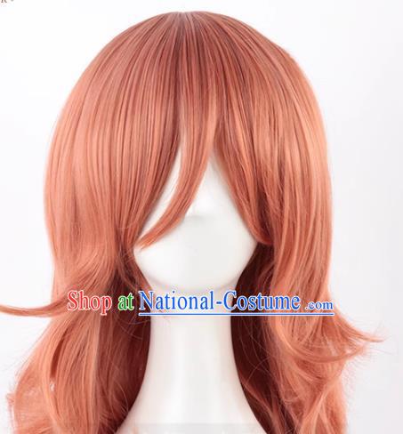 Chainsaw Man Chainsaw Man Angel Demon Dark Orange Inverted 50cm COS Whole Wig