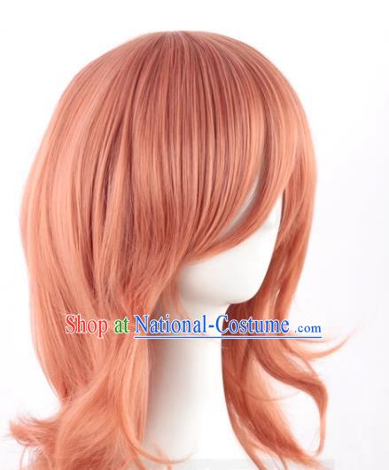 Chainsaw Man Chainsaw Man Angel Demon Dark Orange Inverted 50cm COS Whole Wig