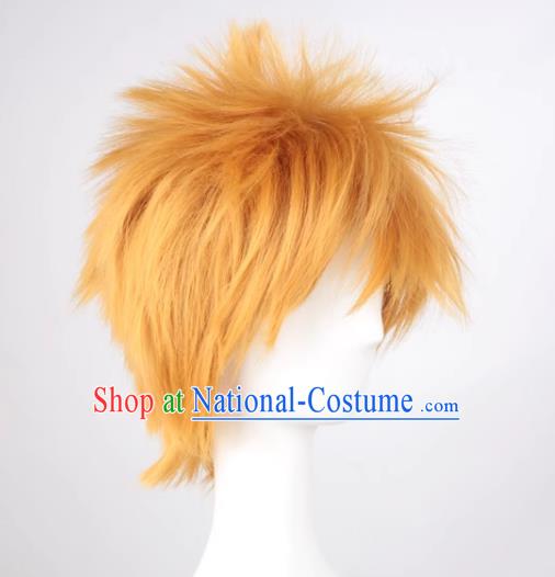 Anime Bleach Kurosaki Ichigo Tutor Colonero Uzumaki Naruto COS Wig