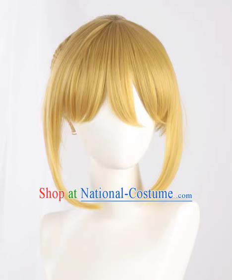 Cosplay Wig V Family Vocaloid Kagamine Ren Younger Brother Formula Younger Brother Golden Color