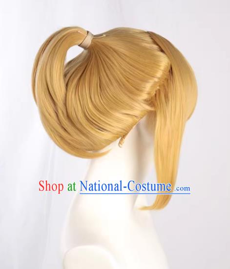 Cosplay Wig V Family Vocaloid Kagamine Ren Younger Brother Formula Younger Brother Golden Color