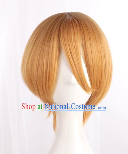 Kise Ryota COS Anime Wig Yellow Short Straight Hair Men s Short Hair Cosplay Wig