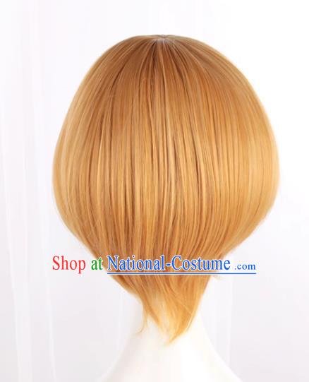 Kise Ryota COS Anime Wig Yellow Short Straight Hair Men s Short Hair Cosplay Wig