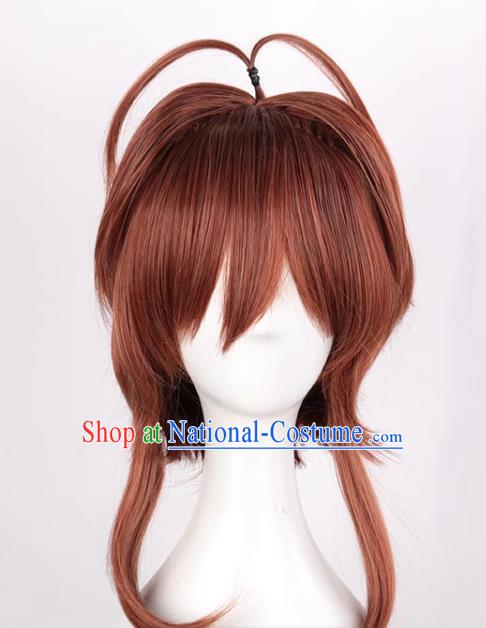 Card Captor Sakura Variety Sakura Kinomoto Sakura Mixed Brown Cos Anime High Temperature Silk Wig