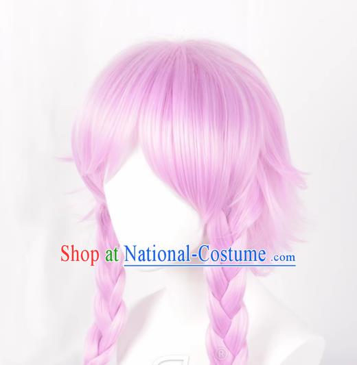 King Pesticide Yaoyuan Leather Deer Spirit Shou Xin Cos Wig Cute Girl Hair Accessory Fantasy Pink Fake Hair