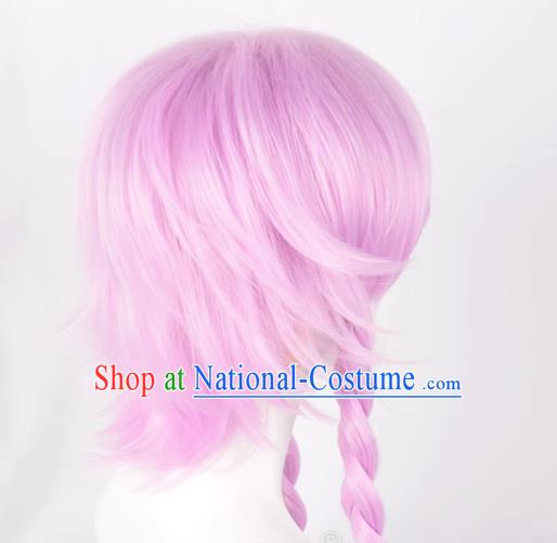 King Pesticide Yaoyuan Leather Deer Spirit Shou Xin Cos Wig Cute Girl Hair Accessory Fantasy Pink Fake Hair