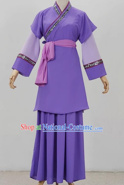 Drama Maid Village Girl Costumes Yue Opera Huangmei Opera Performance Costumes Fisherman Girl Qiong Opera Song Opera Cantonese Opera