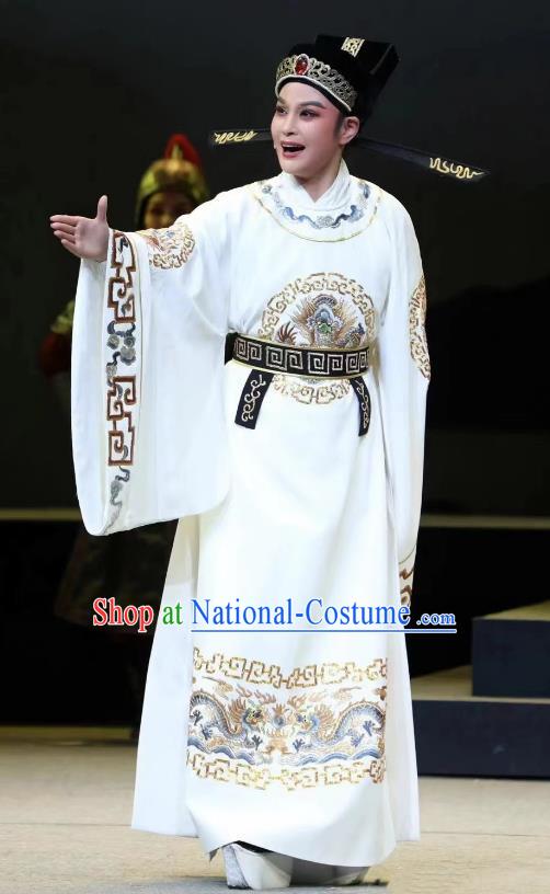 Drama Dragon Robe Costumes Ancient Costumes Yue Opera Huangmei Opera Costumes Qiong Opera Fujian Opera Big Sleeved Xiaosheng Costumes