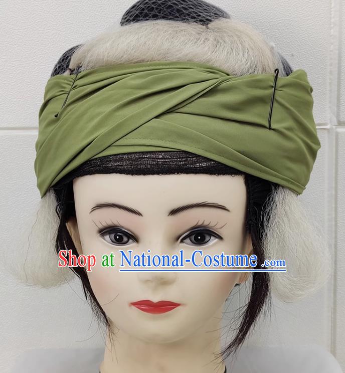 Drama Lao Dan Headgear Costumes Yue Opera Huangmei Opera Costumes Fujian Opera Gezi Opera Kudan Tsing Yi Headgear