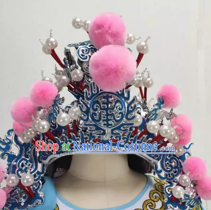 Drama Costumes Ancient Costumes Shaoxing Opera Huangmei Opera Costumes Accessories Headwear Meng Lijun Visits The Sick Huangfu Shaohua Hat